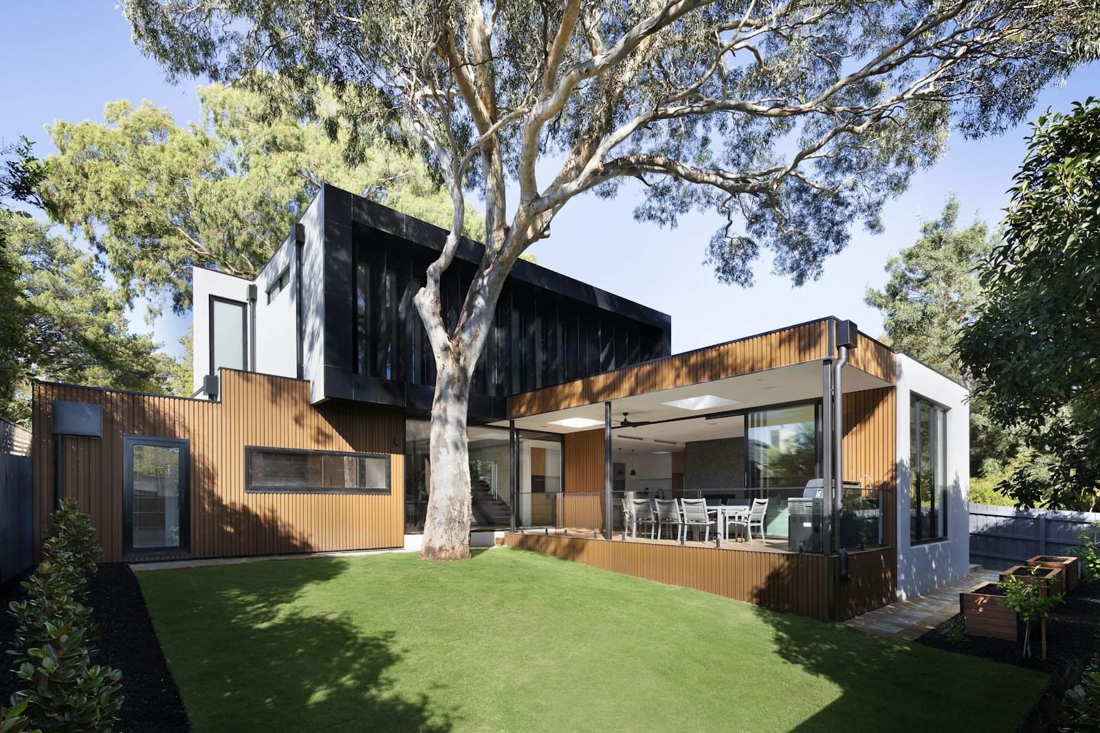 Light-filled contemporary living space